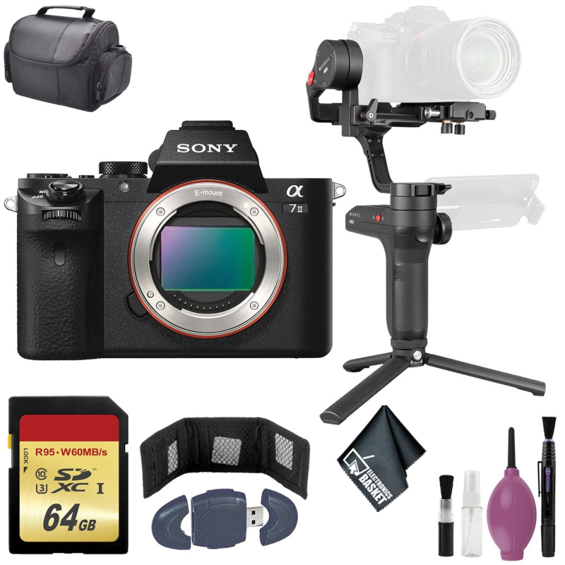 Zhiyun-Tech WEEBILL LAB Handheld Stabilizer - SONY ILCE7M2/B a7 ii ALPHA SLR BODY - 64GB Case
