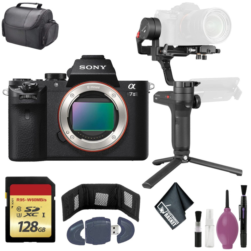 Zhiyun-Tech WEEBILL LAB Handheld Stabilizer - SONY ILCE7M2/B a7 ii ALPHA SLR BODY - 128GB Case