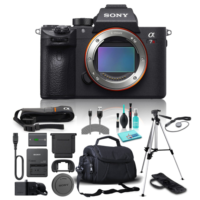 Sony Ultra 4K 42MP Full Frame Alpha a7R III Mirrorless Digital Camera and 5 Piece Accessories Bundle (Lens Not Included) (International Model)