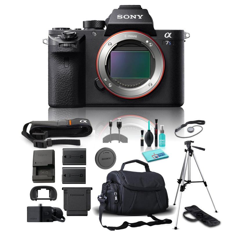 Sony Ultra HD 4K 12MP Full Frame Alpha a7S II Mirrorless Digital Camera and 5 Piece Accessories Bundle (Lens Not Included)5 (International Model)