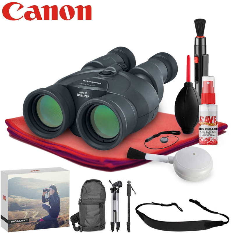 Canon 12x36 IS III Image Stabilized Binocular - Exclusive Outdoors Binoculars Bundle (International Model)