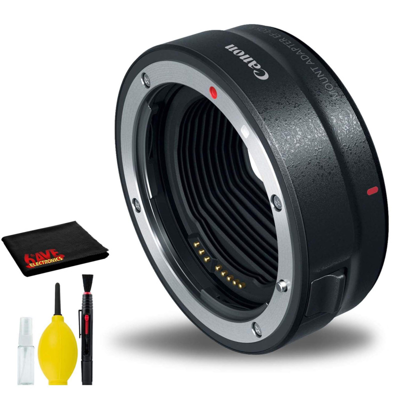 Canon Mount Adapter EF-EOS R with Professional Cleaning Kit Bundle (International Model)