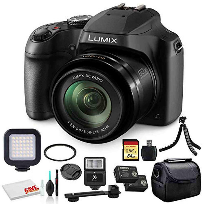 Panasonic Lumix DC-FZ80 Digital Camera (DC-FZ80DK) Starter Bundle