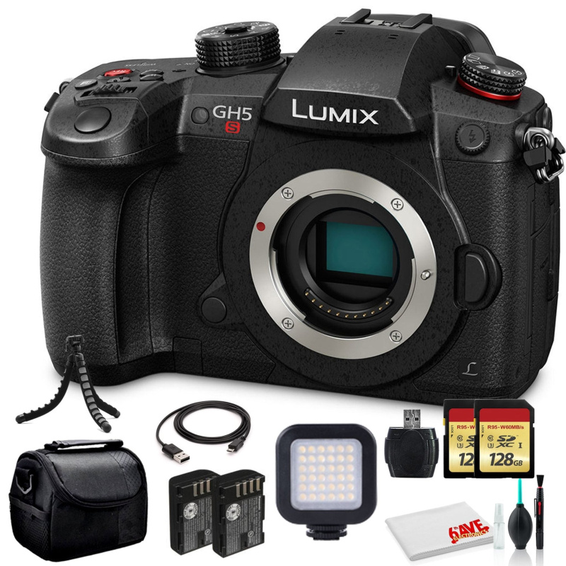 Panasonic Lumix DC-GH5S Mirrorless Digital Camera (DC-GH5S) - Bundle -