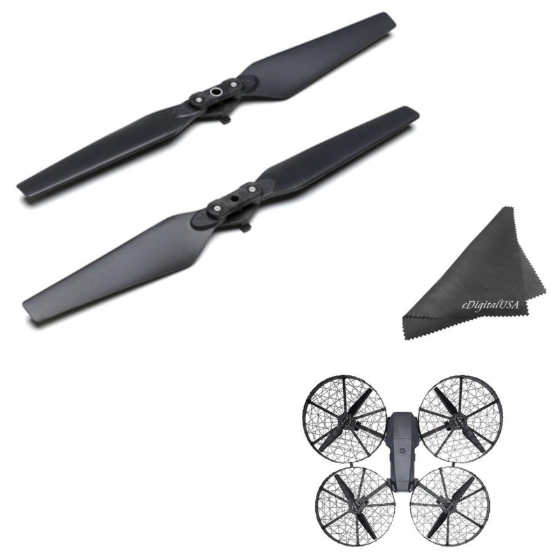 7228 Quick Release Folding Propellers for use with DJI Mavic Pro Propeller Cage Bundle