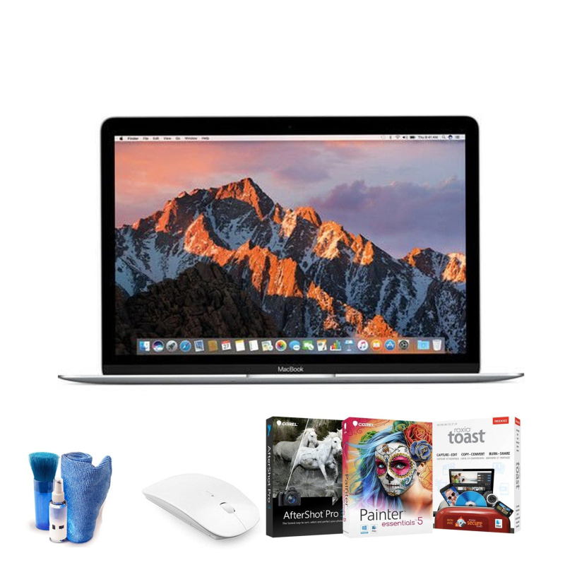 Apple MacBook 12" Silver- Kit withs Mouse  +  Type C USB Hub (Spanish Keyboard)