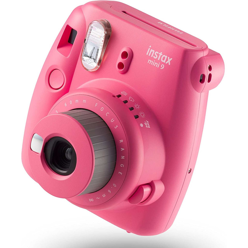 Fujifilm Instax Mini 9 Instant Film Camera with 10 Shots - Flamingo Pink