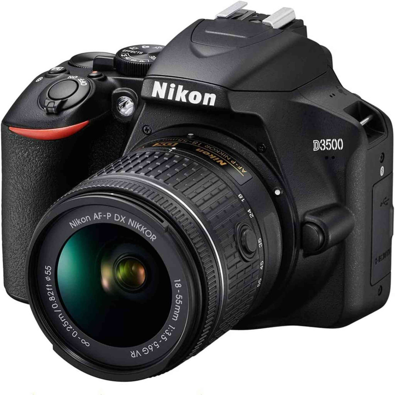 Nikon D3500 24.2MP DX-Format DSLR Digital Camera with 18-55mm Lens - (Imported)