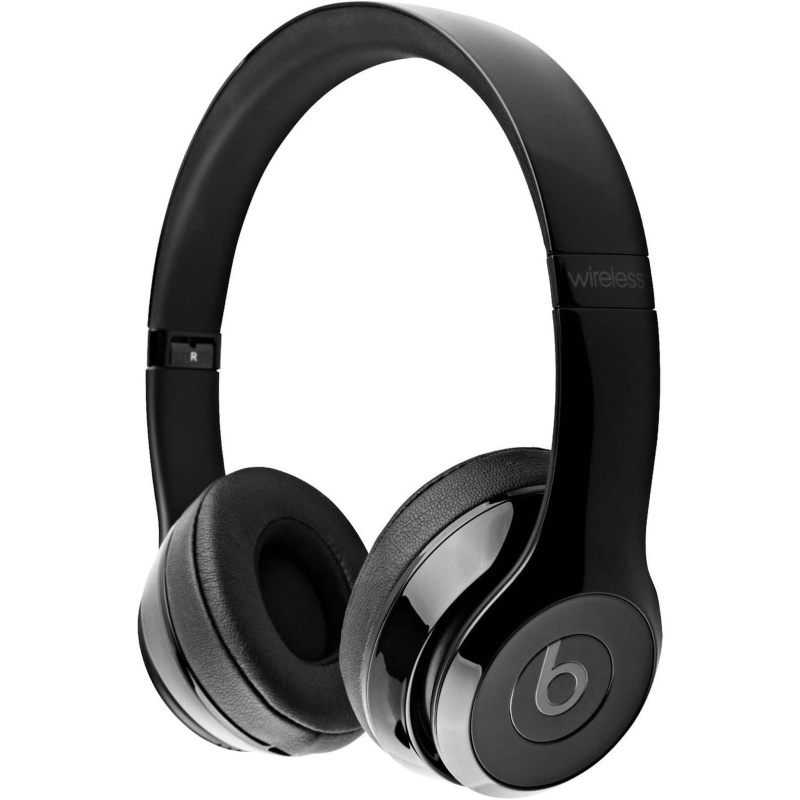 Beats by Dre - Beats Solo3 Wireless On-Ear Headphones - (Gloss Black) Base Bundle