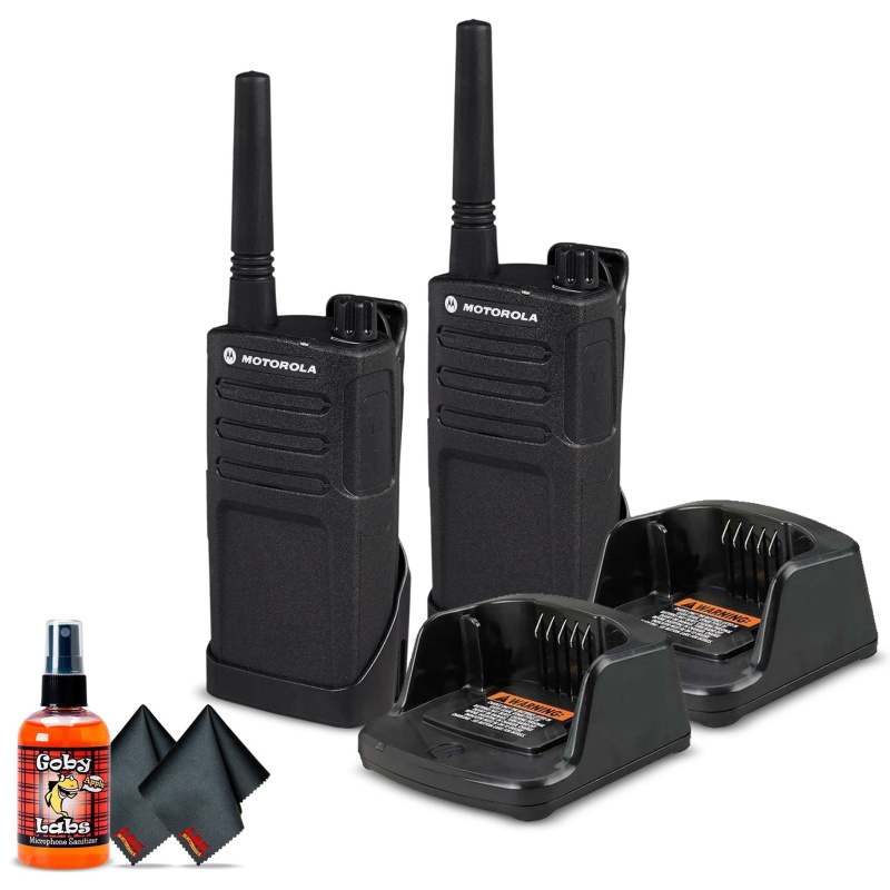 2 x Motorola RMM2050 On-Site 2-Way Radio (RMM2050) - 2 Pack Bundle