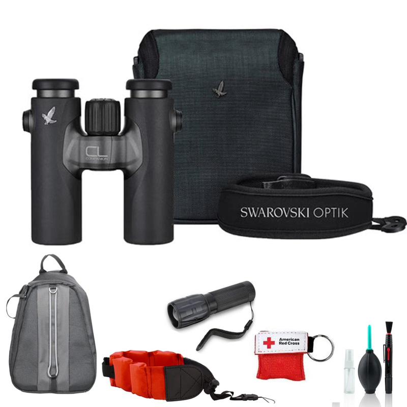 Swarovski 8x30 CL Binocular (Anthracite, Wild Nature Pack) - with Backpack -