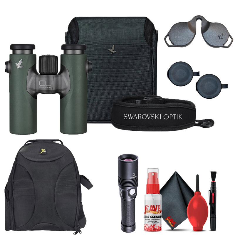 Swarovski CL Companion 8x30 Binocular (Green) & Wild Nature Accessory Kit