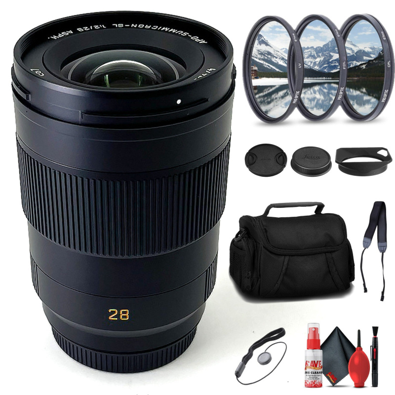 Leica APO-Summicron-SL 28mm f/2 Aspherical Lens + 6Ave Accessory Kit