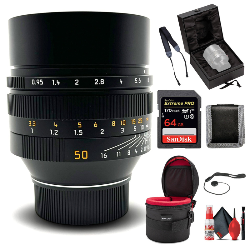 Leica 50mm / f0.95 ASPH. (E60) + 6Ave Accessory Kit