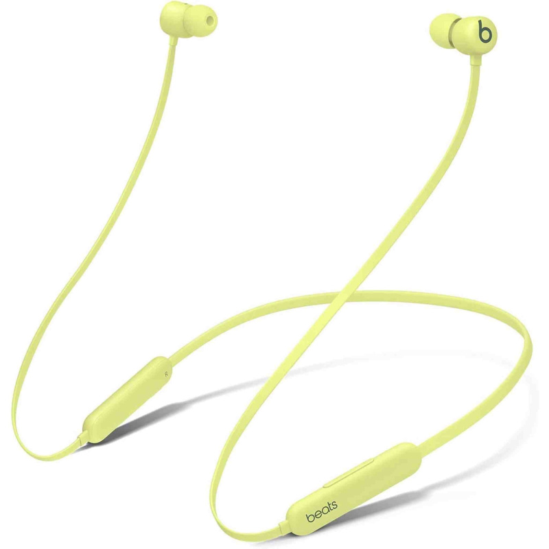 Beats Flex Wireless Earbuds - 12hr Battery, Microphone (Asst Colors) -, Yuzu Yellow