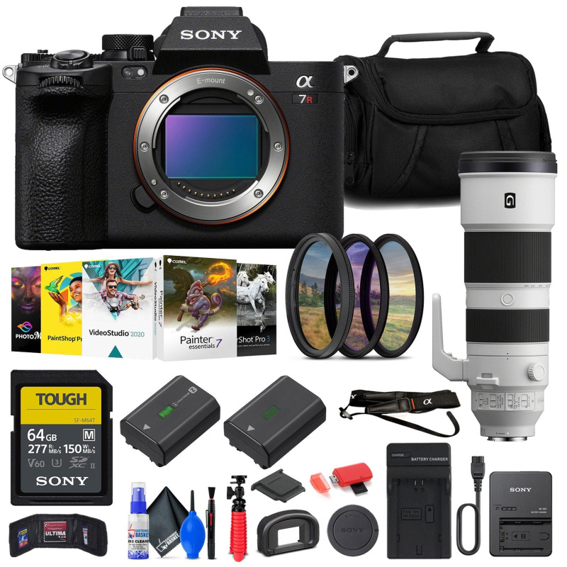 Sony a7R V Mirrorless Camera + Sony FE 200-600mm Lens   + 64GB Card + Filter Kit + More