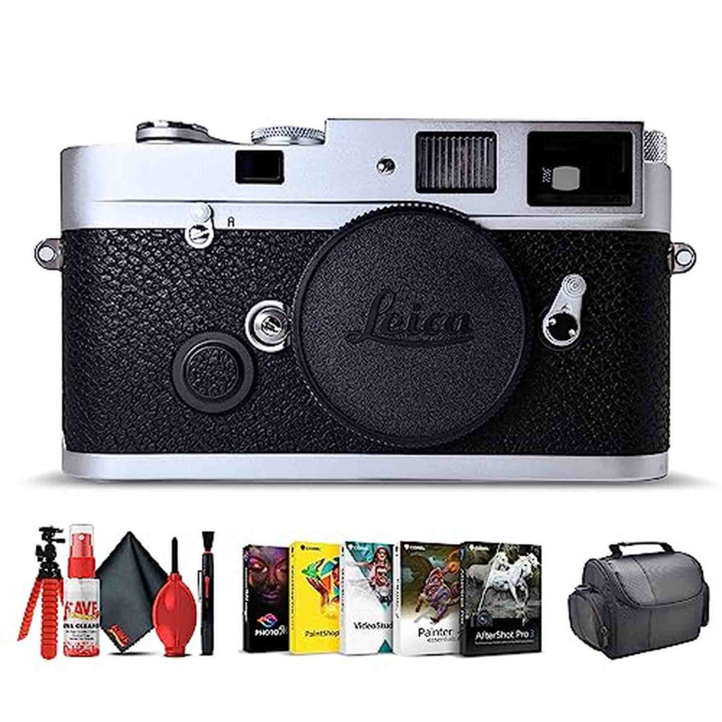 Leica MP 0.72 Rangefinder Camera (Silver) (10301) + Corel Photo Software + Case + More