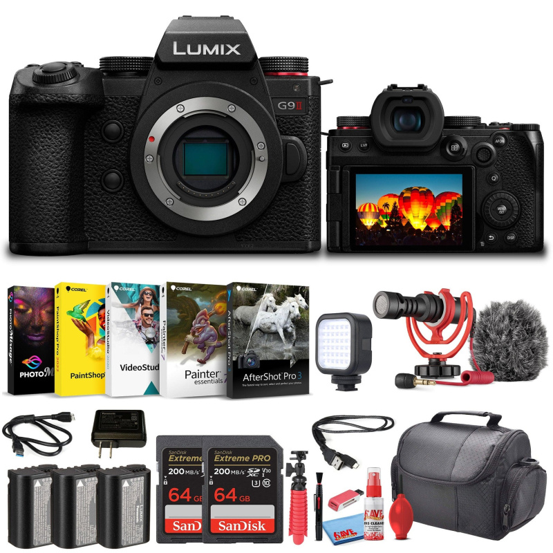 Panasonic Lumix G9 II Micro Four Thirds Mirrorless Camera, 25.2MP (Body Only)