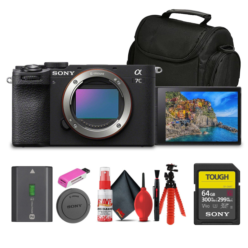 Sony Alpha 7C II Mirrorless Full-Frame Interchangeable Lens Camera (ILCE-7CM2/B)