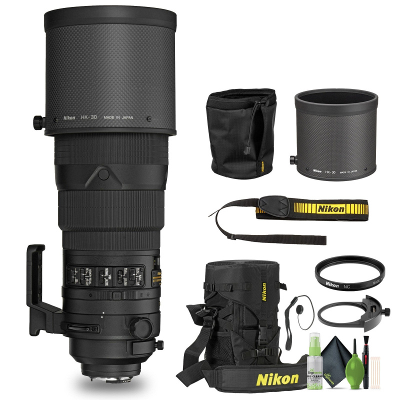 Nikon AF-S NIKKOR 300mm f/2.8G ED VR II Lens (2186) + Cap Keeper + Cleaning Kit - Bundle
