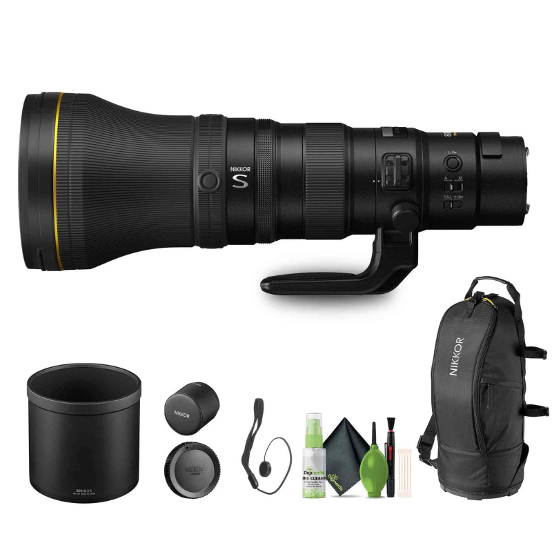Nikon NIKKOR Z 800mm f/6.3 VR S Super-Telephoto Lens for Nikon Z-Series Mirrorless - Bundle