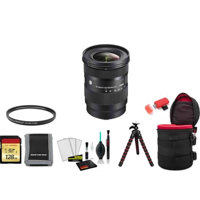 Sigma 16-28mm f/2.8 DG DN Contemporary Lens (Sony E) with Memory Card