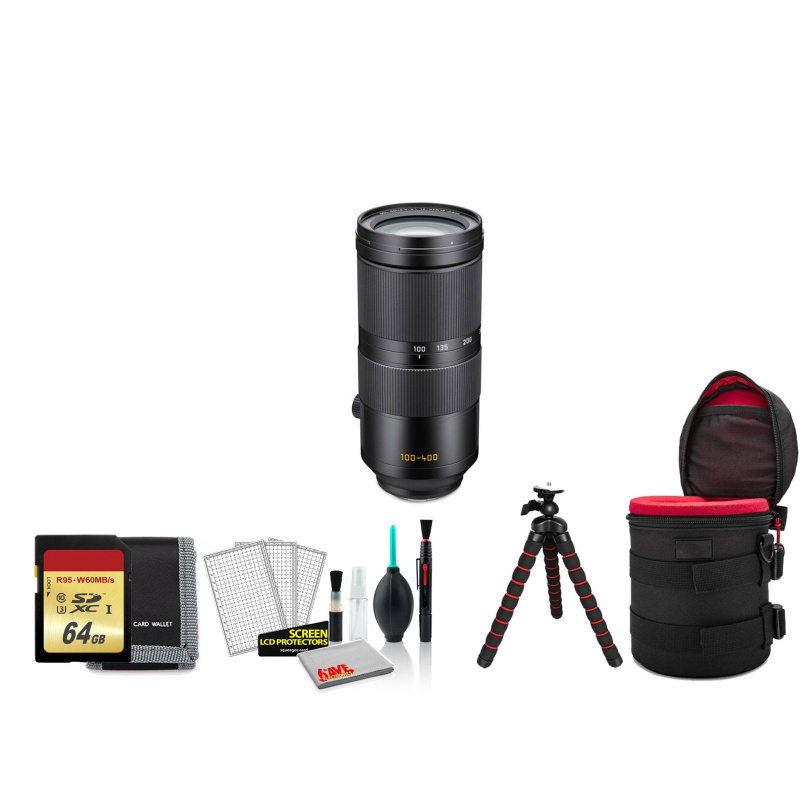 Leica Vario-Elmar-SL 100-400mm f/5-6.3 Lens (L-Mount) with 64GB Memory Card