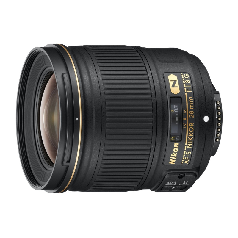 Nikon AF FX NIKKOR 28mm f/1.8G Compact Wide-angle Prime Lens with Auto Focus for Nikon DSLR Cameras
