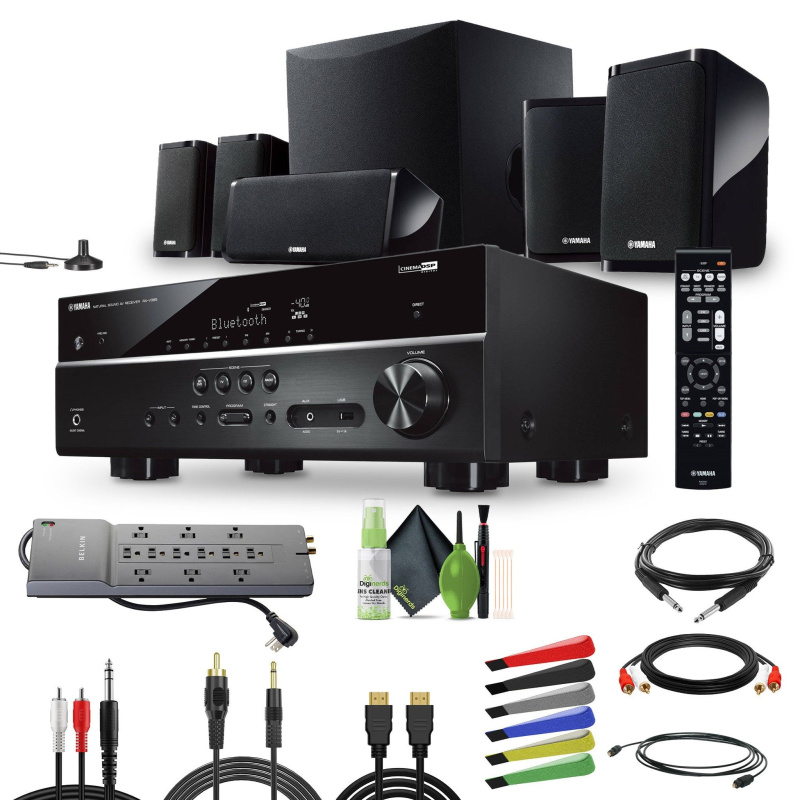 Yamaha Audio YHT-4950U 4K Ultra HD 5.1-Channel Home Theater System (Bundle)