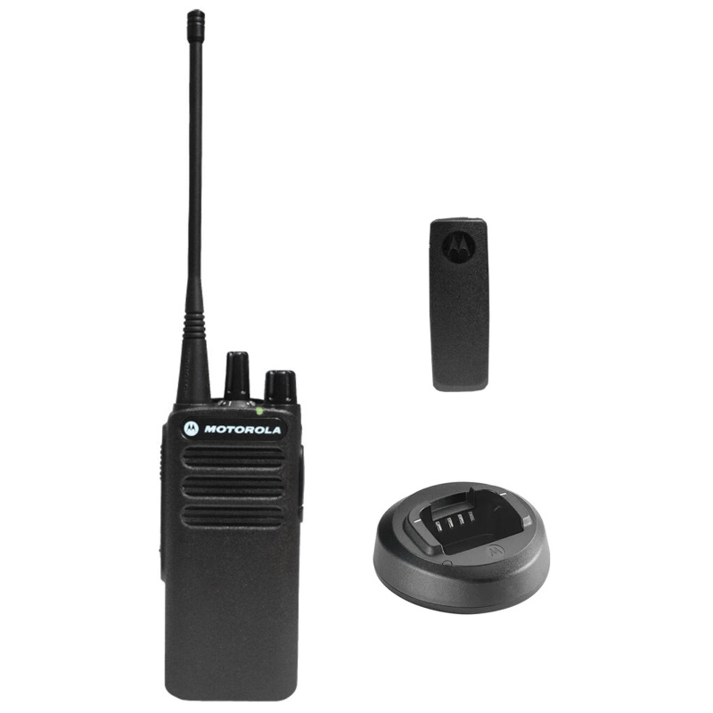 Motorola CP100D Analog UHF Portable Non-Display Two Way Radio, 16 Channel, 4 Watt (403-480MHz)