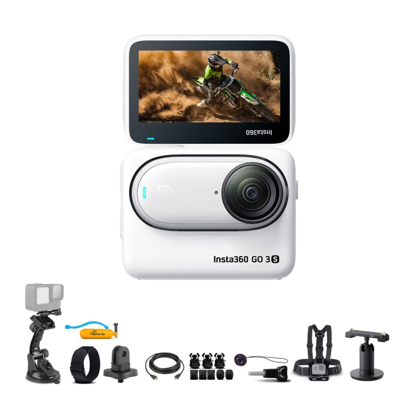Insta360 GO 3S 128GB Edition + 50-in-1 Accessory Kit + More