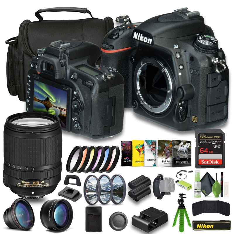 Nikon D750 FX-format Digital SLR Camera (1543) Bundle