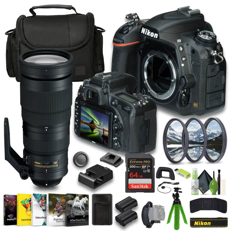 Nikon D750 FX-format Digital SLR Camera (1543) Bundle