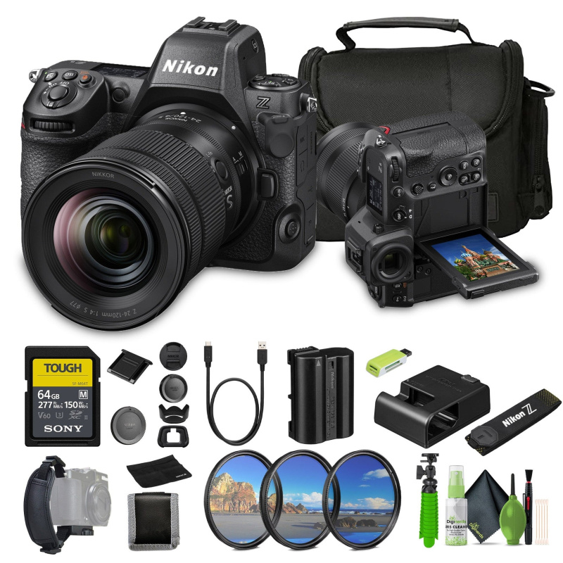 Nikon Z8 Mirrorless Camera with 24-120mm f/4 Lens (1698) Bundle
