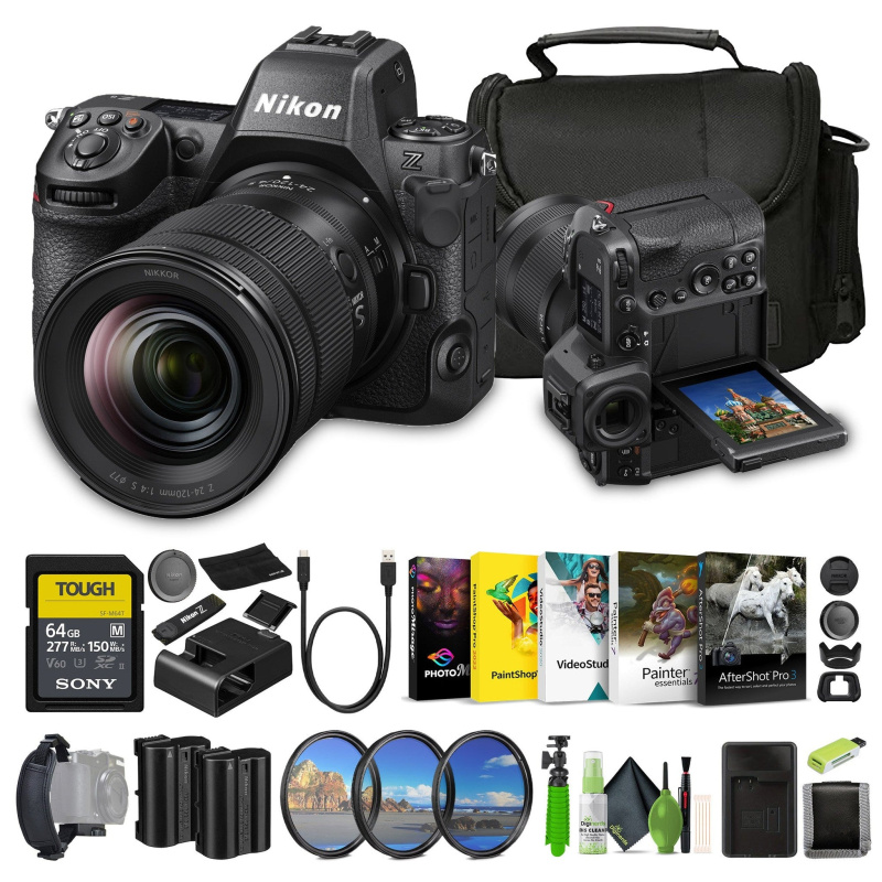 Nikon Z8 Mirrorless Camera with 24-120mm f/4 Lens (1698) Bundle