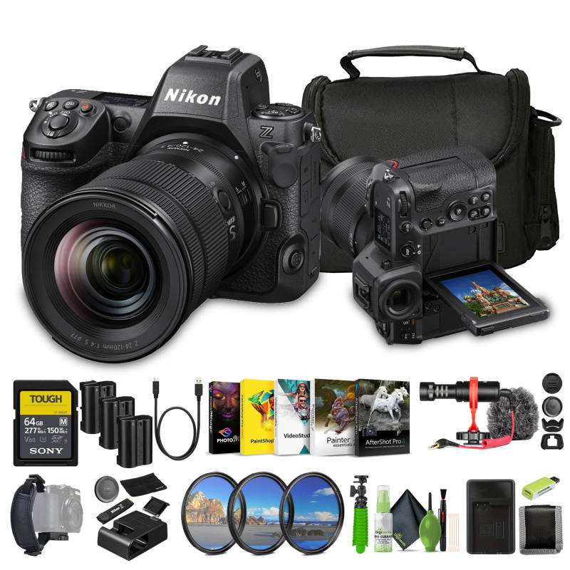 Nikon Z8 Mirrorless Camera with 24-120mm f/4 Lens (1698) Bundle