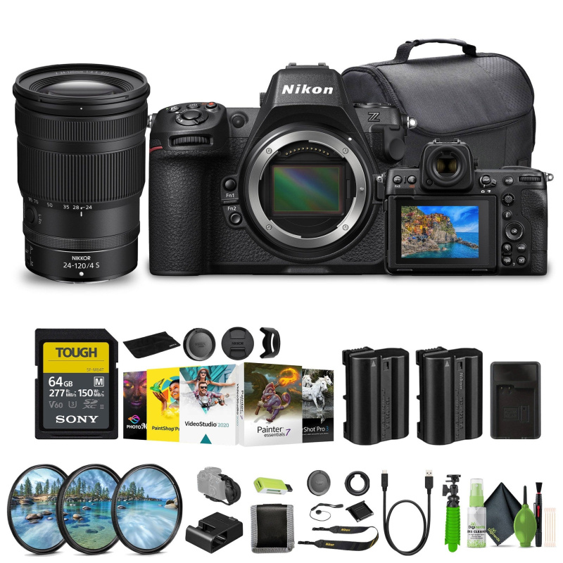 Nikon Z8 Professional Full Frame Mirrorless 8K Video & Stills Hybrid FX Camera Bundle