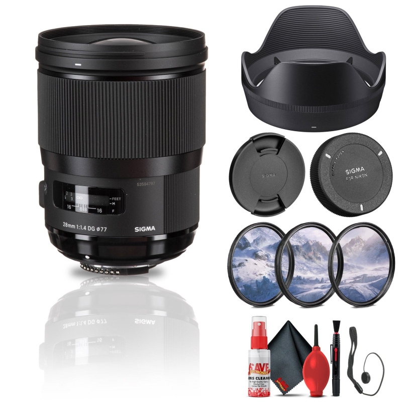 Sigma 30mm f/1.4 DC HSM Art Lens for Nikon Bundle