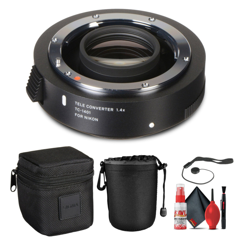Sigma TC-1401 1.4x Teleconverter for Nikon Bundle