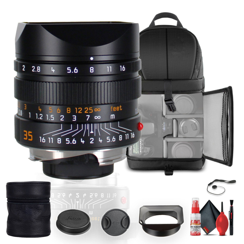 Leica APO-Summicron-M 35mm f/2.5 ASPH Lens Bundle with Accessories