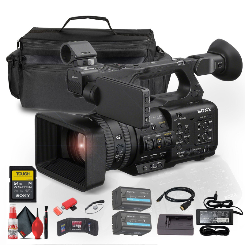 Sony PXW-Z200 XDCAM Camcorder + BP-U35 Battery + 64GB Card + Large Case + More