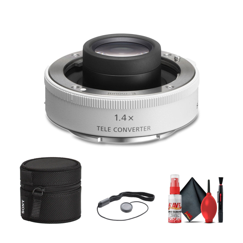 Sony FE 1.4x Teleconverter With Lens Cap Keeper and Cleaning Kit