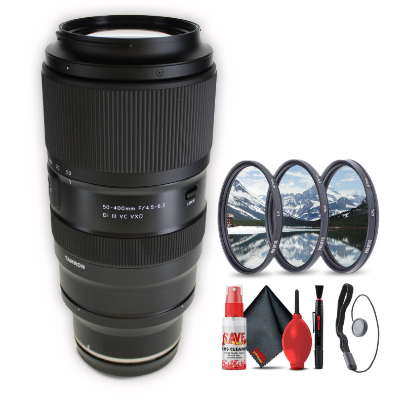 Tamron 50-400mm f/4.5-6.3 Di III VC VXD Lens for Nikon Z Bundle