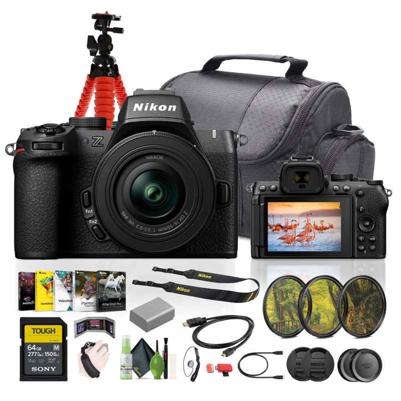 Nikon Z50II Mirrorless Camera with 16-50mm Lens + More Vlogging Accessories