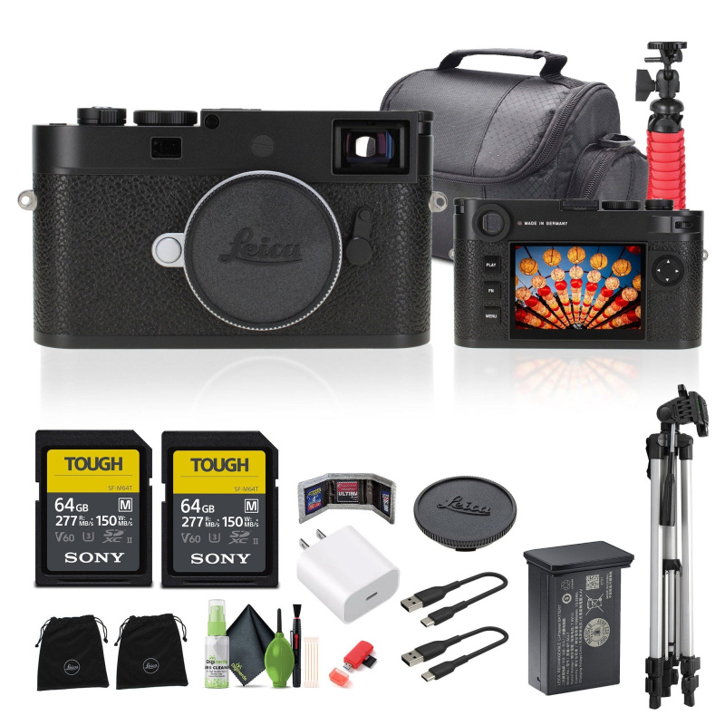 Leica M11-P Rangefinder Camera (Black) Bundle