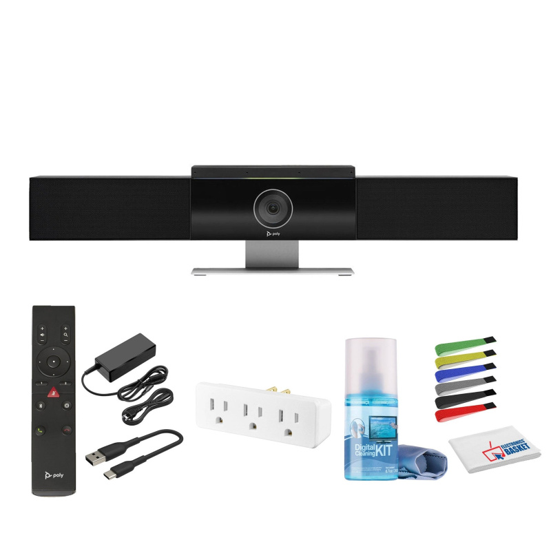Poly Studio 4K USB Video Conference System Bundle with Accessories