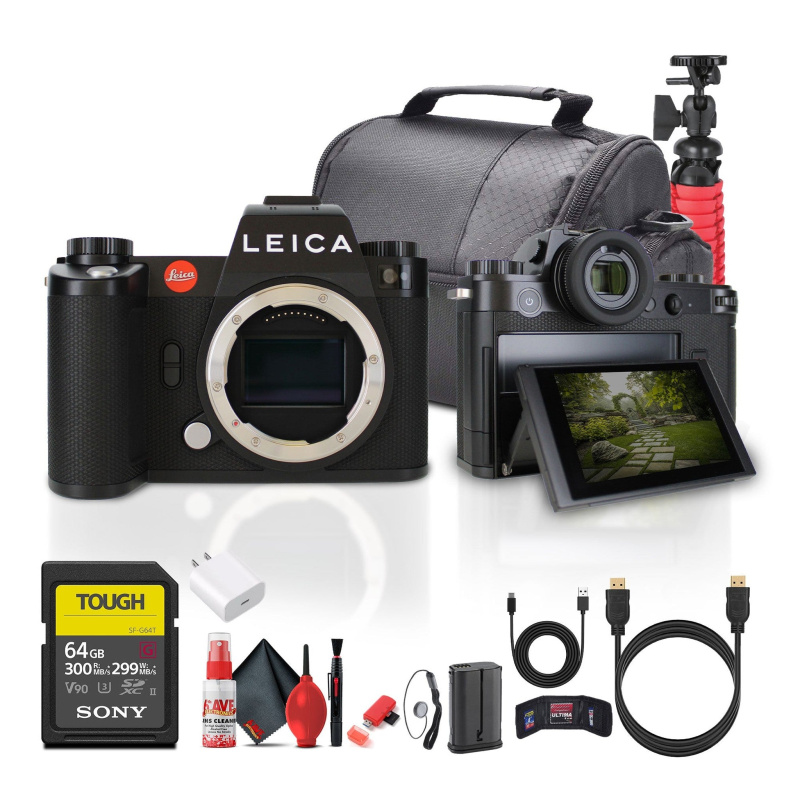 Leica SL3 Mirrorless Digital Camera + 64GB Memory Card + Camera Bag + More