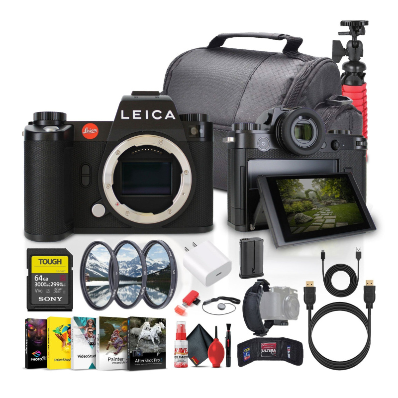 Leica SL3 Mirrorless Digital Camera + 64GB Memory Card + Photography Software + More