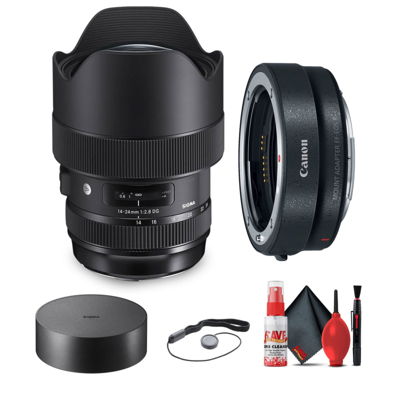 Sigma 14-24mm f/2.8 DG HSM Art Lens for Canon EF Bundle (International Model)