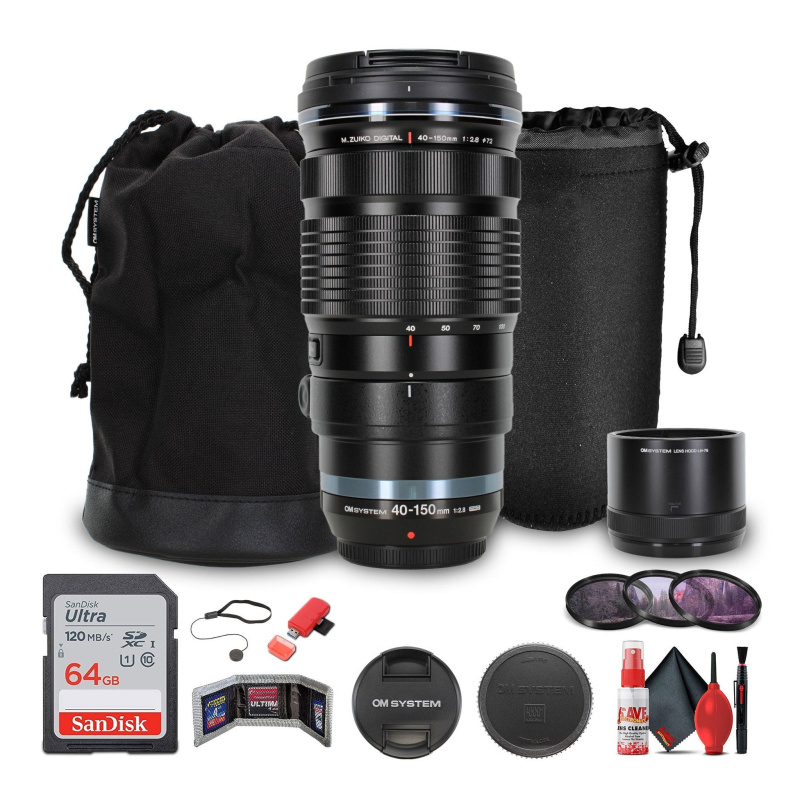 Olympus M.Zuiko Digital ED 40-150mm f/2.8 PRO Lens Bundle